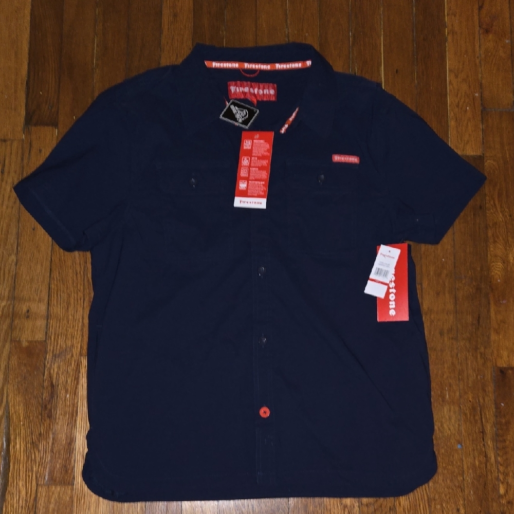 Men's Firestone WRK TECH Work Shirt In Size Large